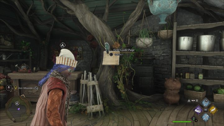 Jedną z stron znajdziecie w sklepie, na północnych obrzeżach wioski - Hogwarts Legacy: Strony przewodnika (Field Guide Pages) część 2 - Hogsmeade - Hogwarts Legacy - poradnik do gry