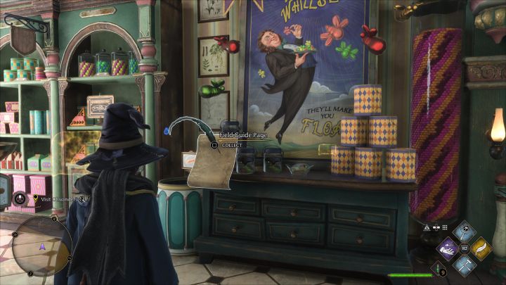 Ta znajdźka jest w sklepie ze słodyczami - Hogwarts Legacy: Strony przewodnika (Field Guide Pages) część 2 - Hogsmeade - Hogwarts Legacy - poradnik do gry