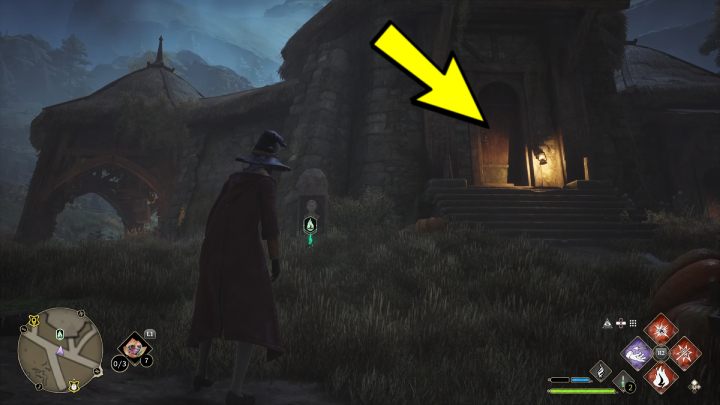 Wejdźcie do chatki profesor Howin - Hogwarts Legacy: Posążki demimoza (Demiguise Statues) - Hogwart - Hogwarts Legacy - poradnik do gry