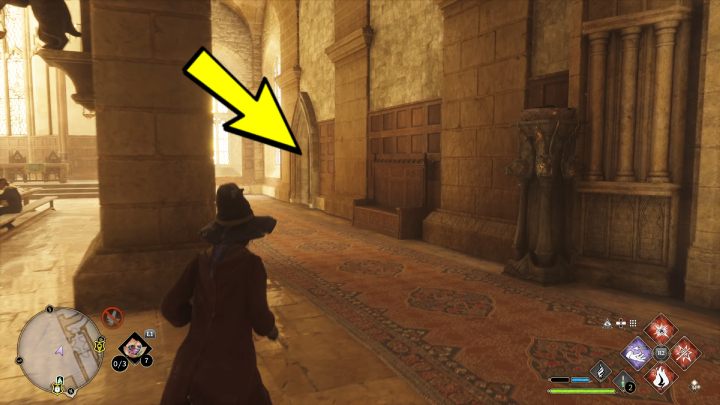 Stojąc obok punktu szybkiej podróży idźcie na przód - Hogwarts Legacy: Posążki demimoza (Demiguise Statues) - Hogwart - Hogwarts Legacy - poradnik do gry