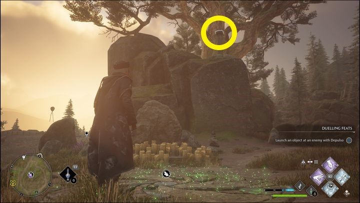 Blisko Was w trzech miejscach pojawią się misy, które trzeba rozpalić - Hogwarts Legacy: Dolina Hogsmeade - wszystkie Łamigłówki Merlina - Hogwarts Legacy - poradnik do gry