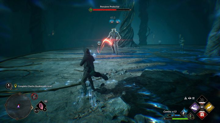 Finałowe starcie tego etapu jest bardzo podobne do próby Parsifala Rackhama - Hogwarts Legacy: Próba Charlesa Rookwooda (Charles Rookwoods Trial) - Hogwarts Legacy - poradnik do gry