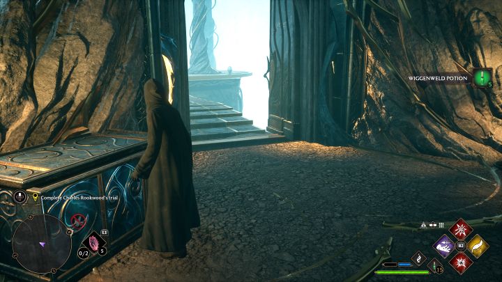 Przebiegnijcie po kolejnych ruchomych schodach - Hogwarts Legacy: Próba Charlesa Rookwooda (Charles Rookwoods Trial) - Hogwarts Legacy - poradnik do gry