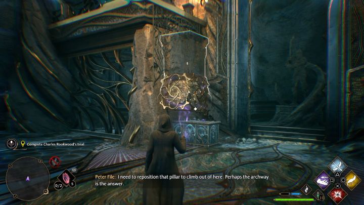 Przejdźcie przez niebieską magiczną bramę - Hogwarts Legacy: Próba Charlesa Rookwooda (Charles Rookwoods Trial) - Hogwarts Legacy - poradnik do gry