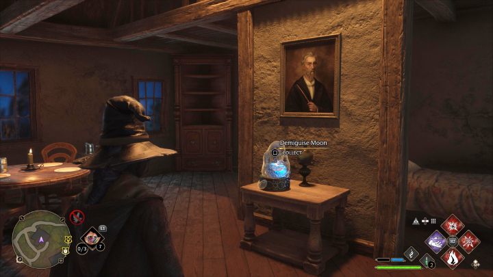 Ostatni z posągów Demiguise Statue #9 (Hogsmeade) jest w małym domu na wschodnich obrzeżach wioski - Hogwarts Legacy: Posążki demimoza (Demiguise Statues) - Hogsmeade - Hogwarts Legacy - poradnik do gry