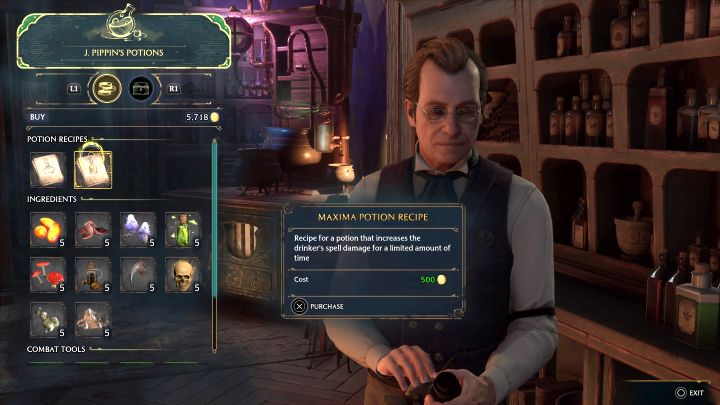 Trudniejsza i bardziej czasochłonna metoda to własnoręczne wyprodukowanie obu eliksirów - Hogwarts Legacy: Zadanie Profesora Sharpa 1 (Professor Sharps Assignment 1) - Hogwarts Legacy - poradnik do gry