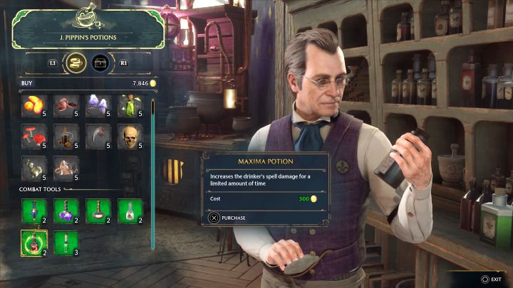 Oba potrzebne eliksiry możecie pozyskać na 2 sposoby - Hogwarts Legacy: Zadanie Profesora Sharpa 1 (Professor Sharps Assignment 1) - Hogwarts Legacy - poradnik do gry