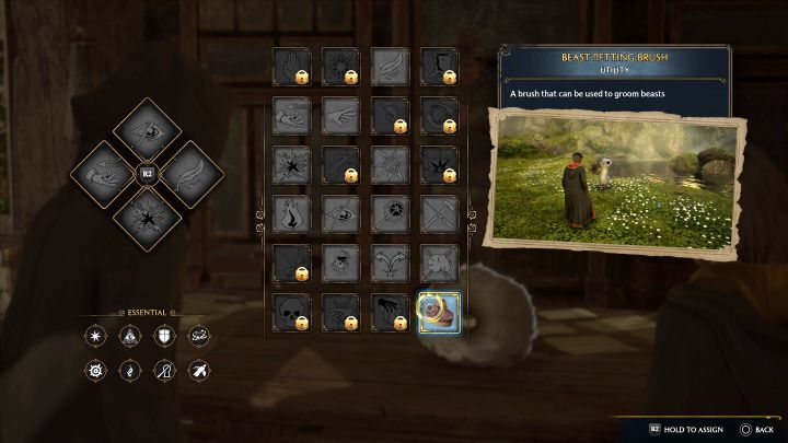 Odblokujecie szczotkę do czesania zwierząt (Beast Petting Brush) - Hogwarts Legacy: Zajęcia o zwierzętach (Beasts Class) - Hogwarts Legacy - poradnik do gry