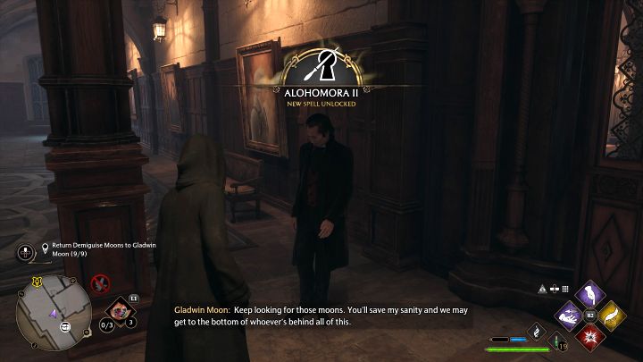 Otrzymacie komunikat o odblokowaniu ulepszonej wersji zaklęcia - Hogwarts Legacy: Człowiek za księżycami (The Man Behind the Moons) - Hogwarts Legacy - poradnik do gry