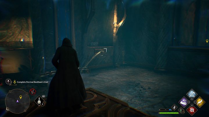 Na dole aktywowała się magiczna brama - Hogwarts Legacy: Próba Parsifala Rackhama (Percival Rackhams Trial) - Hogwarts Legacy - poradnik do gry