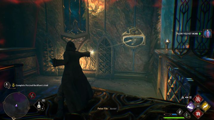 Ponownie wskoczcie na lewitującą platformę, którą niedawno podróżowaliście - Hogwarts Legacy: Próba Parsifala Rackhama (Percival Rackhams Trial) - Hogwarts Legacy - poradnik do gry