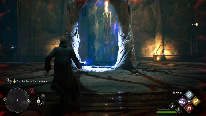 Biegnijcie prosto po schodach poddających się transformacji - Hogwarts Legacy: Próba Parsifala Rackhama (Percival Rackhams Trial) - Hogwarts Legacy - poradnik do gry