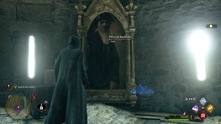 Udajcie się do wieży i zaczekajcie aż otworzy ją profesor Fig - Hogwarts Legacy: Próba Parsifala Rackhama (Percival Rackhams Trial) - Hogwarts Legacy - poradnik do gry