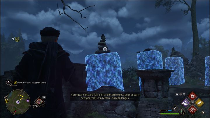 Po aktywowaniu Łamigłówki Merlina, użyjcie czaru Revelio - Hogwarts Legacy: Zakazany Las - wszystkie Łamigłówki Merlina - Hogwarts Legacy - poradnik do gry