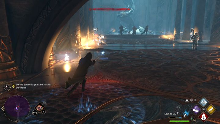 Przed Wami bitwa z ożywionymi posągami podobnymi do tych, z którymi zmierzyliście się po raz pierwszy w prologu - Hogwarts Legacy: Spoczynek Jackdawa (Jackdaws Rest) - Hogwarts Legacy - poradnik do gry