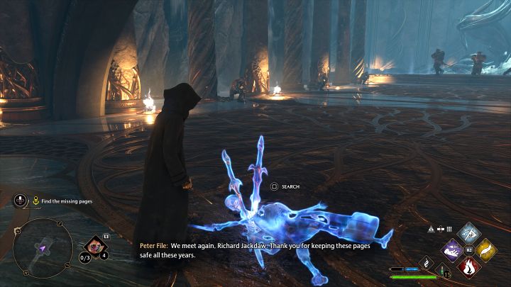 Na górnym poziomie odblokuje się długi most i dotrzyjcie dzięki niemu do ruin - Hogwarts Legacy: Spoczynek Jackdawa (Jackdaws Rest) - Hogwarts Legacy - poradnik do gry