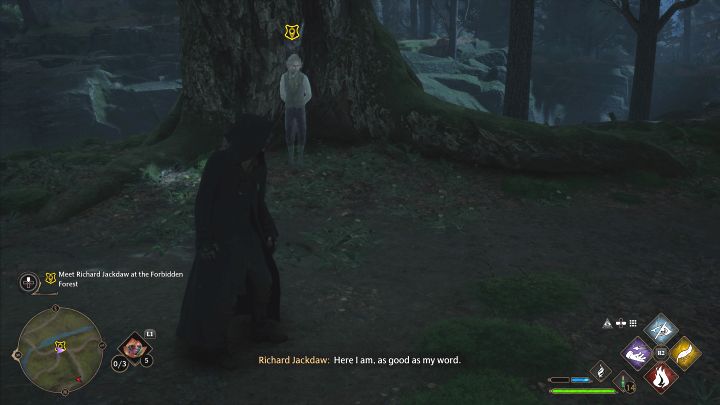 Miejsce spotkania z duchem to Północny rejon Hogwartu (North Hogwarts Region) - Hogwarts Legacy: Spoczynek Jackdawa (Jackdaws Rest) - Hogwarts Legacy - poradnik do gry