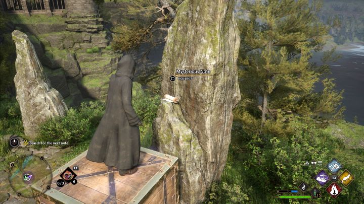 Użyjcie zaklęcia Levioso na interaktywnej skrzyni z tej lokacji - Hogwarts Legacy: Ostatnia nadzieja Zgrzytka (Scropes Last Hope) - quest Slytherin - Hogwarts Legacy - poradnik do gry