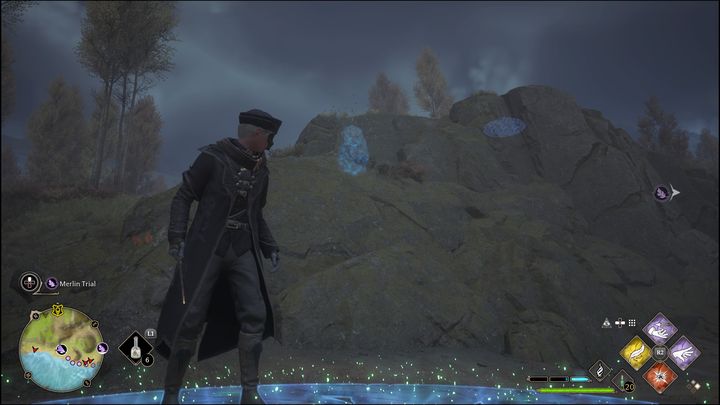 Aby rozwiązać Łamigłówkę Merlina, będziecie musieli zniszczyć pięć kamiennych bloków za pomocą potężnego zaklęcia, jak np - Hogwarts Legacy: Region Feldcroft - wszystkie Łamigłówki Merlina - Hogwarts Legacy - poradnik do gry