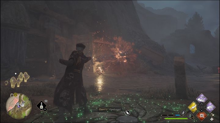 Jedyne co musicie zrobić, aby wykonać zadanie, to zniszczyć pięć kamiennych filarów za pomocą takich czarów jak Bombarda czy Confringo - Hogwarts Legacy: Region Feldcroft - wszystkie Łamigłówki Merlina - Hogwarts Legacy - poradnik do gry