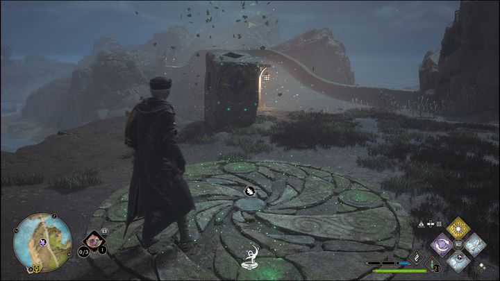 W tej próbie będziecie musieli doprowadzić trzy grupy motyli do każdej z kapliczek za pomocą zaklęcia Lumos - Hogwarts Legacy: Dwór Cape - wszystkie Łamigłówki Merlina - Hogwarts Legacy - poradnik do gry