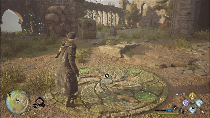 Przygotujcie się na użycie Lumos, będzie ono potrzebne do przyciągnięcia motyli - Hogwarts Legacy: Jezioro Marunweem - wszystkie Łamigłówki Merlina - Hogwarts Legacy - poradnik do gry