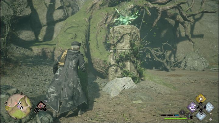 Reszta bloków natomiast jest standardowa i o wiele łatwiej je ustawić w odpowiedniej pozycji - Hogwarts Legacy: Jezioro Marunweem - wszystkie Łamigłówki Merlina - Hogwarts Legacy - poradnik do gry