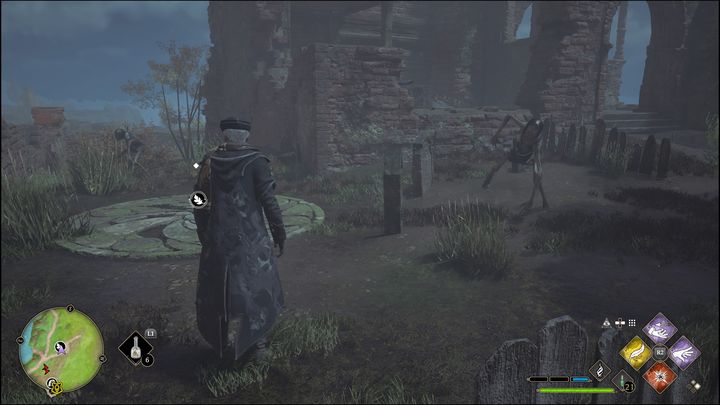 Zanim aktywujecie łamigłówkę, pozbądźcie się zagrożenia w postaci Inferiusów - Hogwarts Legacy: Wybrzeże Kłusowników - wszystkie Łamigłówki Merlina - Hogwarts Legacy - poradnik do gry