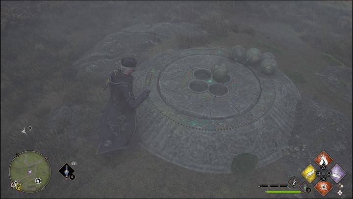 Łamigłówka Merlina polega na doprowadzeniu kul do specjalnie dedykowanych miejsc - Hogwarts Legacy: Południowy Rejon Hogwartu - wszystkie Łamigłówki Merlina - Hogwarts Legacy - poradnik do gry