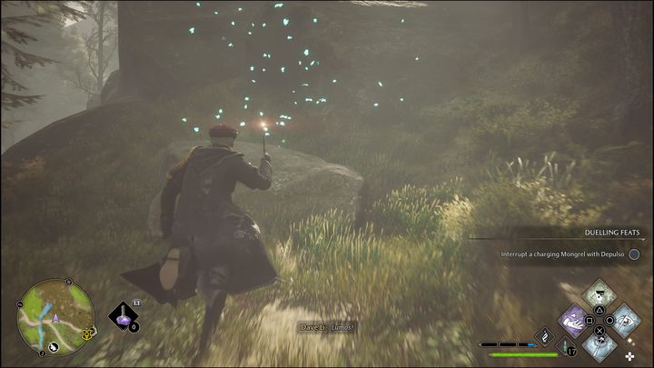 Tym razem przydatne okaże się Lumos, gdyż zadanie polegać będzie na doprowadzeniu trzech grup motyli do osobnych kapliczek - Hogwarts Legacy: Dolina Hogwartu - wszystkie Łamigłówki Merlina - Hogwarts Legacy - poradnik do gry