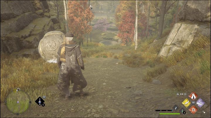 Następnie skorzystajcie z czaru Depulso, aby odepchnąć obiekt - Hogwarts Legacy: Dolina Hogwartu - wszystkie Łamigłówki Merlina - Hogwarts Legacy - poradnik do gry