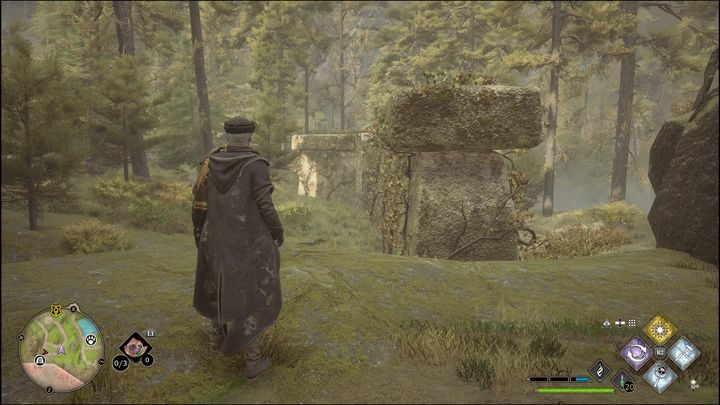 Po aktywacji Łamigłówki Merlina wystarczy, że pójdziecie na drugi koniec platform, a następnie wskoczycie na każdą z nich, dzięki czemu zaliczycie zadanie - Hogwarts Legacy: Dolina Hogwartu - wszystkie Łamigłówki Merlina - Hogwarts Legacy - poradnik do gry