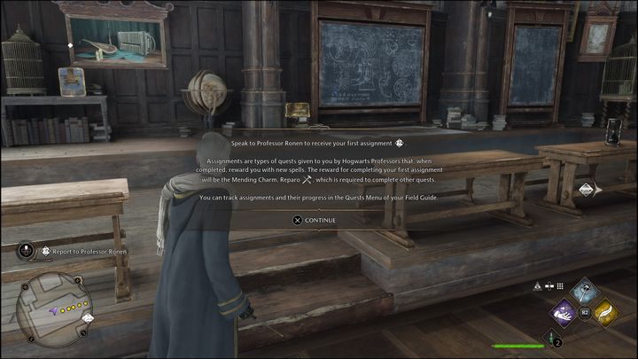 W momencie, gdy dostaniecie się do Hogwartu, otrzymywać będziecie sporo misji głównych, pobocznych oraz zadań (assignments) - Hogwarts Legacy: Jak uczyć się nowych zaklęć? - Hogwarts Legacy - poradnik do gry