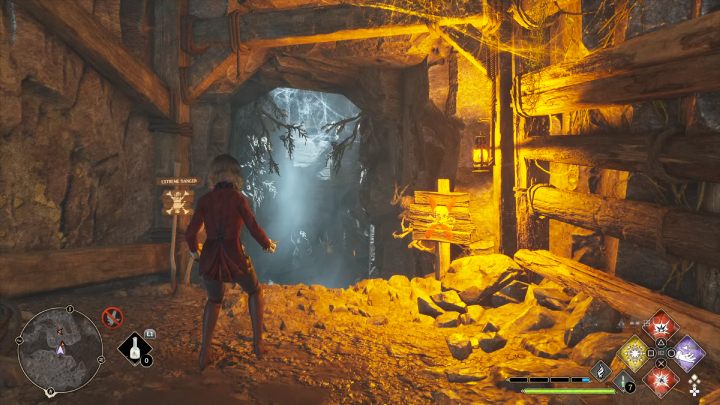 Wejdźcie do kopalni, idźcie prosto i skręćcie w lewo - Hogwarts Legacy: Skrzynie skarbów Dolina Hogsmeade (Hogsmeade Valley) - Hogwarts Legacy - poradnik do gry