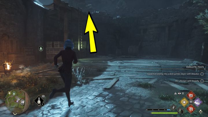 Wejdźcie na teren obozu i skręćcie w lewo - Hogwarts Legacy: Skrzynie skarbów Północny Rejon Hogwartu (North Hogwarts Region) - Hogwarts Legacy - poradnik do gry