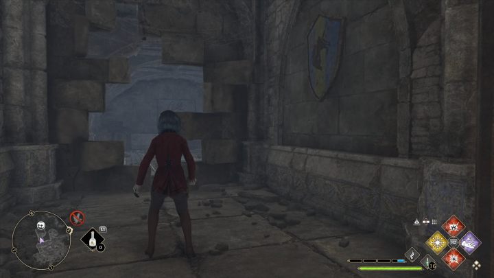 Gdy podejdziecie do ściany, cegły rozsuną się, ukazując wejście do sekretnej komnaty - Hogwarts Legacy: Skrzynie skarbów Północny Rejon Hogwartu (North Hogwarts Region) - Hogwarts Legacy - poradnik do gry