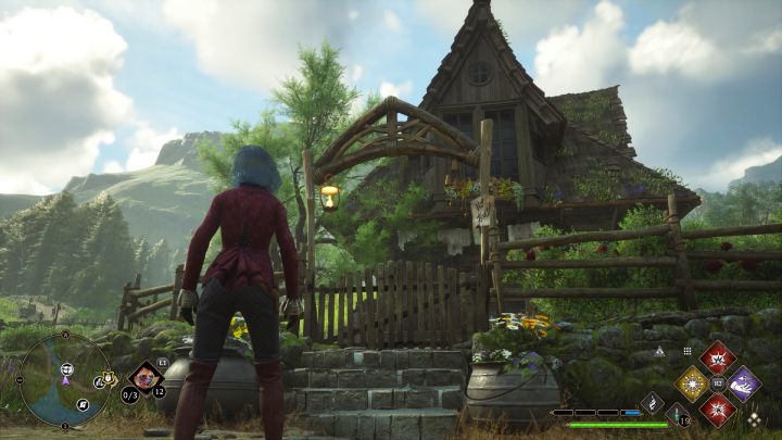 Kolejna skrzynia z wioski Keenbridge jest w domu porośniętym winoroślami - Hogwarts Legacy: Skrzynie skarbów Dolina Hogwartu (Hogwarts Valley) - Hogwarts Legacy - poradnik do gry