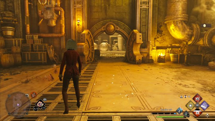 Podążajcie korytarzem, aż dotrzecie do pomieszczenia z grupą goblinów - Hogwarts Legacy: Skrzynie skarbów Dolina Hogwartu (Hogwarts Valley) - Hogwarts Legacy - poradnik do gry