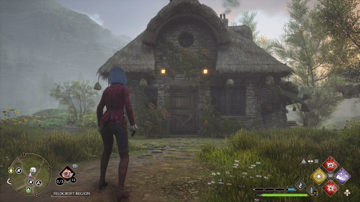 Następna skrzynia w Feldcroft jest w domu naprzeciwko punktu szybkiej podróży - Hogwarts Legacy: Skrzynie skarbów Rejon Feldcroft (Feldcroft Region) - Hogwarts Legacy - poradnik do gry