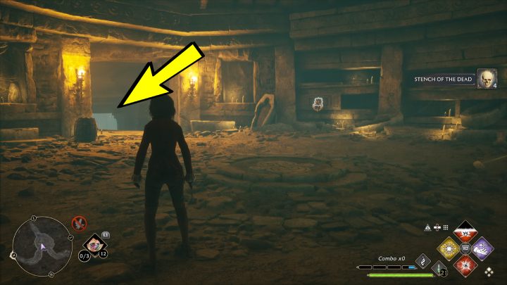 Zeskoczcie w dół i przejdźcie tunelem do następnej komnaty - Hogwarts Legacy: Skrzynie skarbów Rejon Feldcroft (Feldcroft Region) - Hogwarts Legacy - poradnik do gry