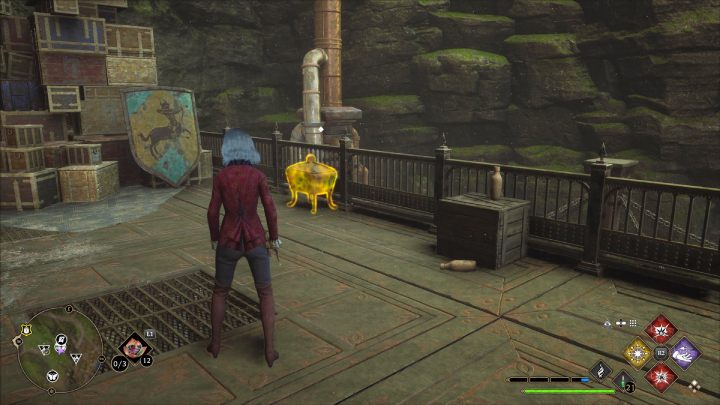 Tę skrzynię znajdziecie w obozie bandytów, na południowy wschód od katakumb - Hogwarts Legacy: Skrzynie skarbów Rejon Feldcroft (Feldcroft Region) - Hogwarts Legacy - poradnik do gry