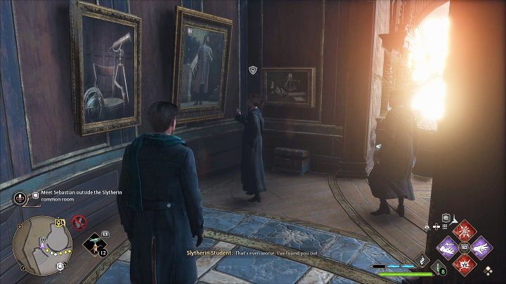 Zadanie rozpoczniecie w miejscu widocznym na powyższym obrazku, wystarczy porozmawiać z NPC Sophronia Franklin - Hogwarts Legacy: Sala Herodiany (The Hall of Herodiana) - Hogwarts Legacy - poradnik do gry