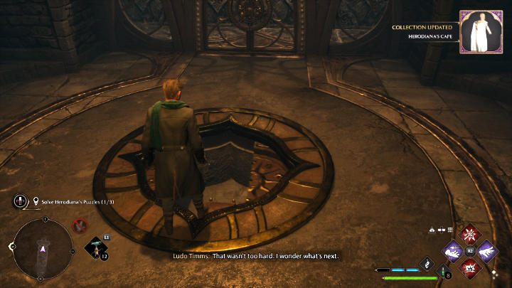 W skrzyni znajdziecie pelerynę Herodiany (Herodianas Cape) - Hogwarts Legacy: Sala Herodiany (The Hall of Herodiana) - Hogwarts Legacy - poradnik do gry