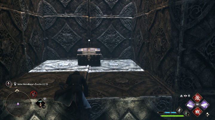 Otwórzcie skrzynię, zbierzcie losowy łup i wróćcie na pierwszy poziom komnaty - Hogwarts Legacy: Sala Herodiany (The Hall of Herodiana) - Hogwarts Legacy - poradnik do gry
