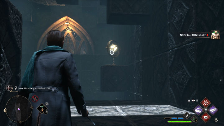 Użyjcie ataku podstawowego i zresetujcie puzzle - Hogwarts Legacy: Sala Herodiany (The Hall of Herodiana) - Hogwarts Legacy - poradnik do gry