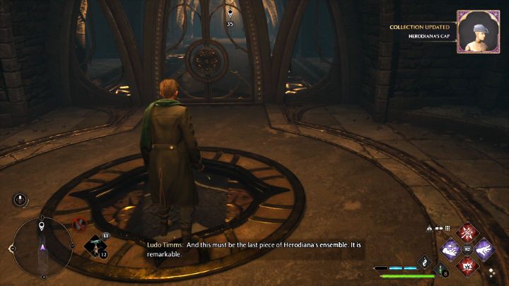 W skrzyni znajdziecie ostatni element ubioru, czapkę Herodiany (Herodianas Cap) - Hogwarts Legacy: Sala Herodiany (The Hall of Herodiana) - Hogwarts Legacy - poradnik do gry