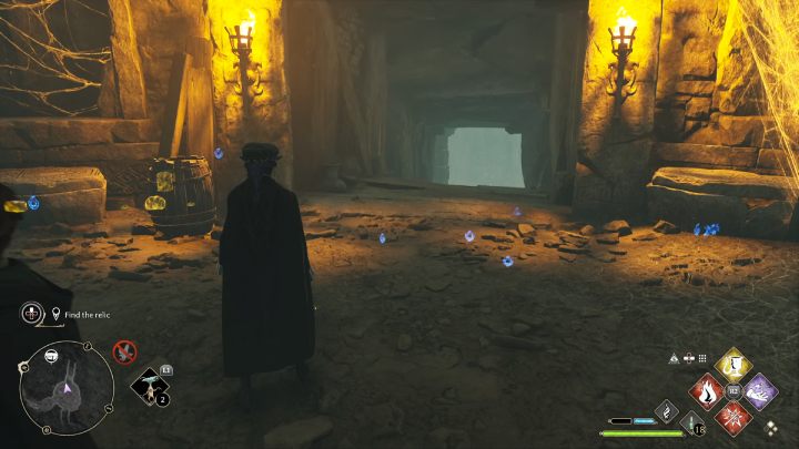 W następnym pomieszczeniu znajdziecie kolejne pająki - Hogwarts Legacy: W cieniu czasu (In the Shadow of Time) - Hogwarts Legacy - poradnik do gry