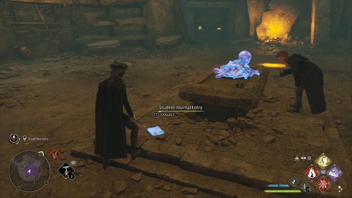 Pokonajcie kolejne pająki i podnieście notatkę leżącą na środku komnaty - Hogwarts Legacy: W cieniu czasu (In the Shadow of Time) - Hogwarts Legacy - poradnik do gry