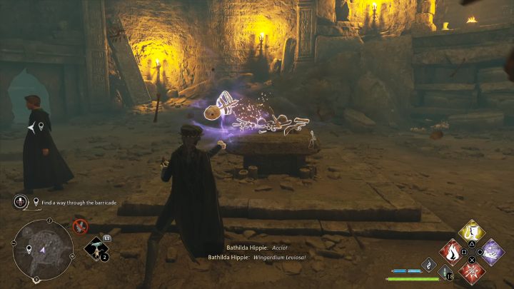 Przywołajcie kości leżące po środku komnaty - Hogwarts Legacy: W cieniu czasu (In the Shadow of Time) - Hogwarts Legacy - poradnik do gry