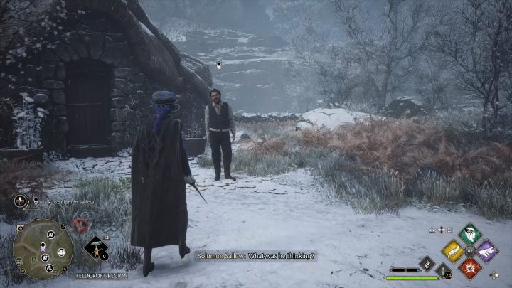 Po wygranej bitwie, porozmawiajcie z wujkiem Sebastiana, żeby zakończyć misję - Hogwarts Legacy: W cieniu czasu (In the Shadow of Time) - Hogwarts Legacy - poradnik do gry